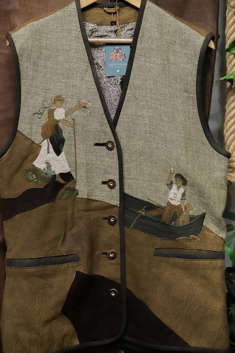 El Nakışlı Austrian Bavyera Yelek/Ceket/