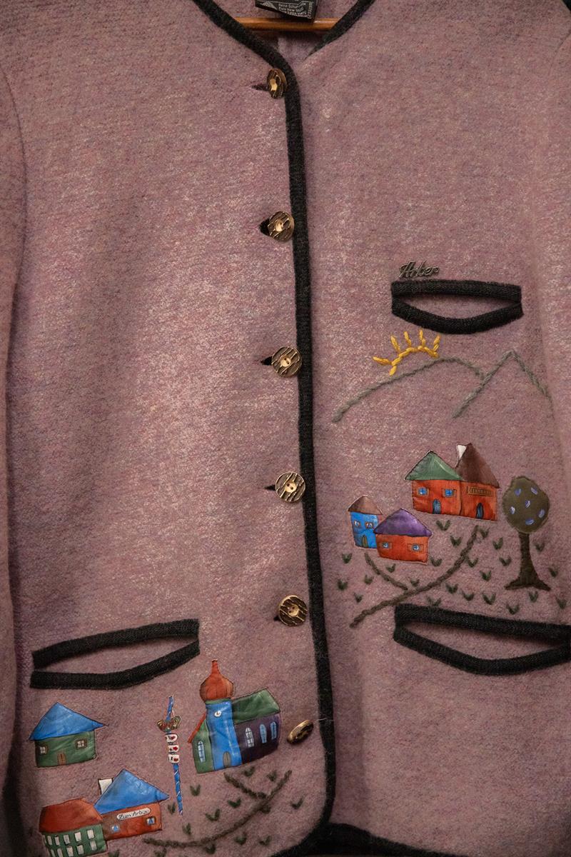 Embroidered Blazer Yün Ceket