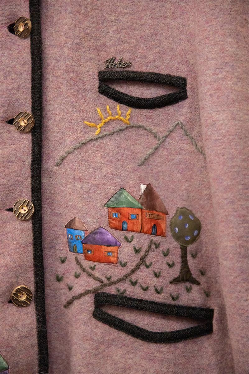 Embroidered Blazer Yün Ceket