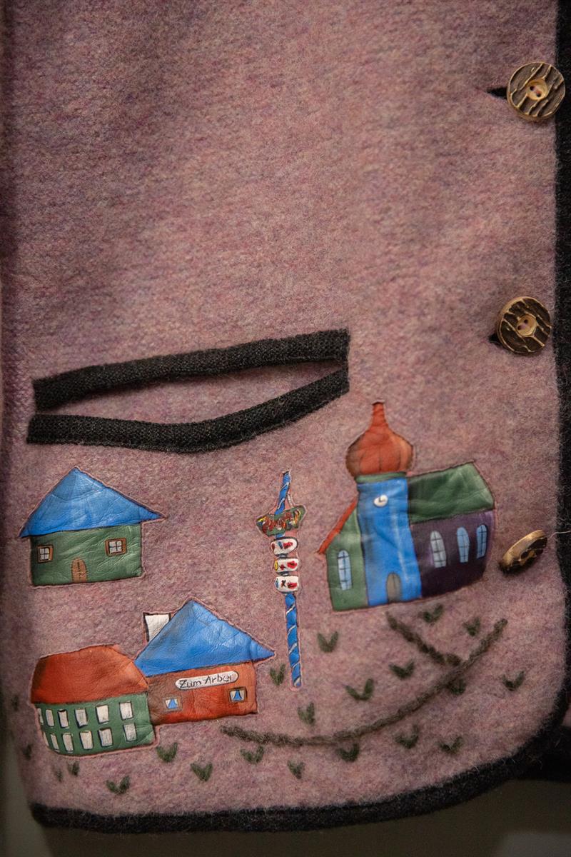 Embroidered Blazer Yün Ceket