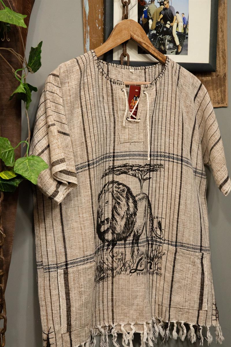 England 80s Keten Gömlek