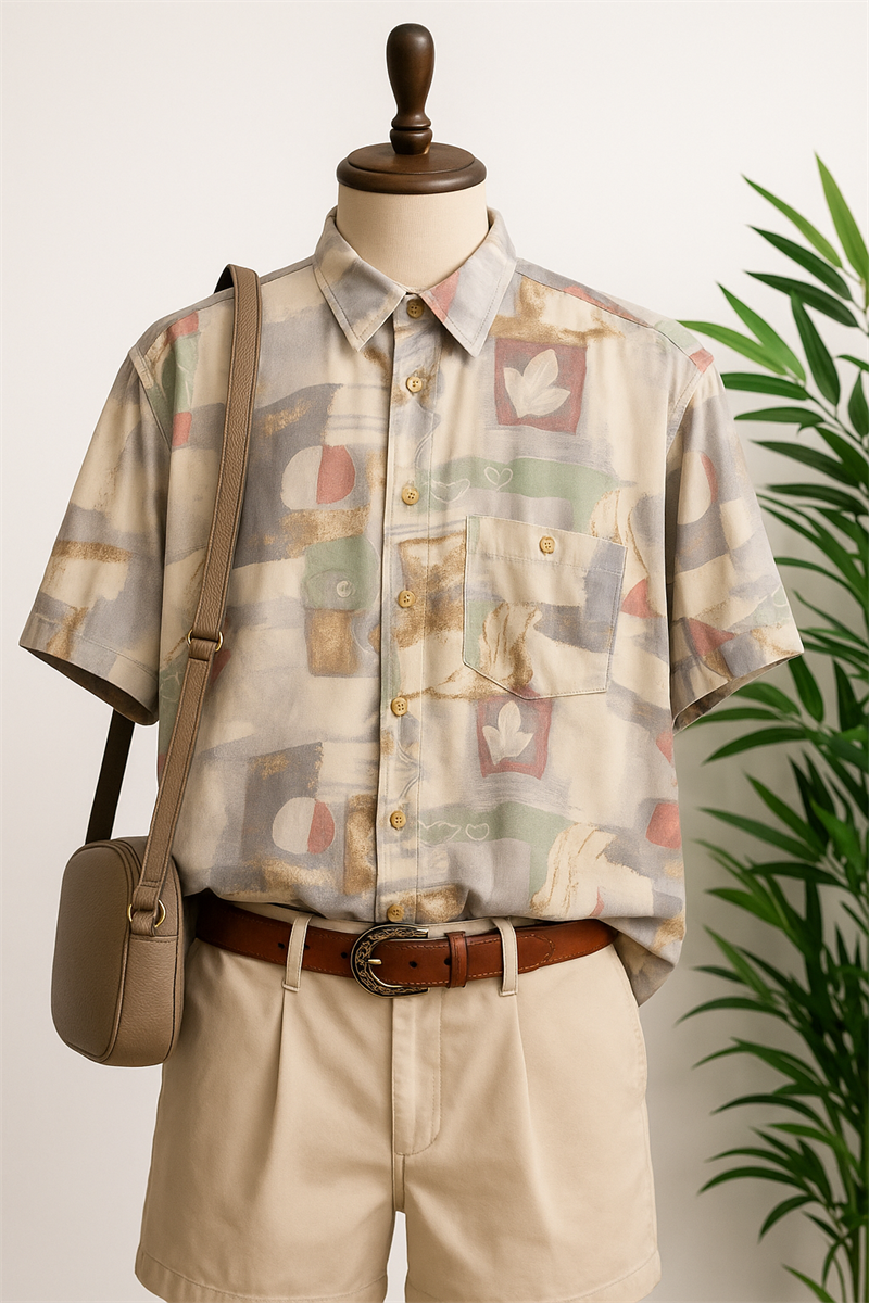 England 90s Salaş Gömlek