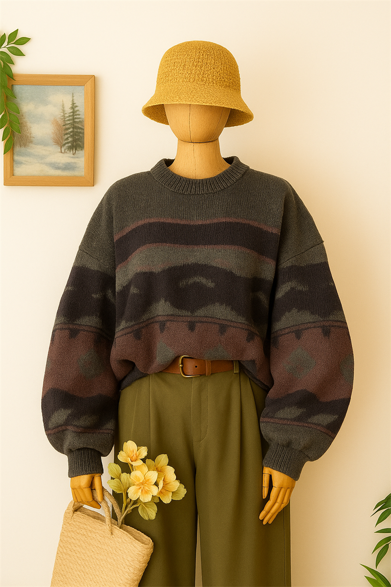 England Pull Wool 90s Kazak