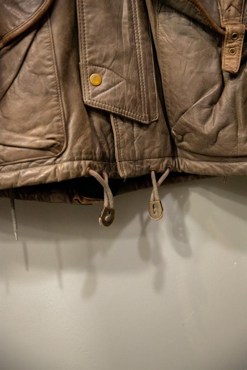 Eskitme ARCTIC Deri Ceket-Mont