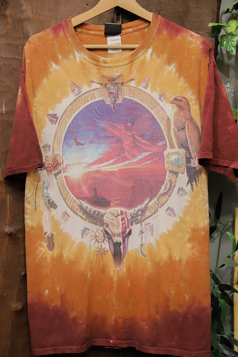 Ethnic 1990s Oversize Tişört
