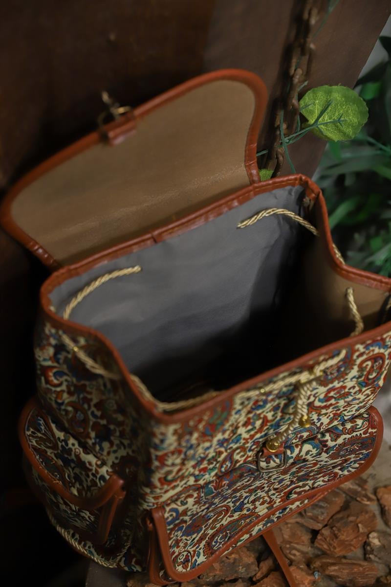 Ethnic Kilim Dokuma Sırt Çantası
