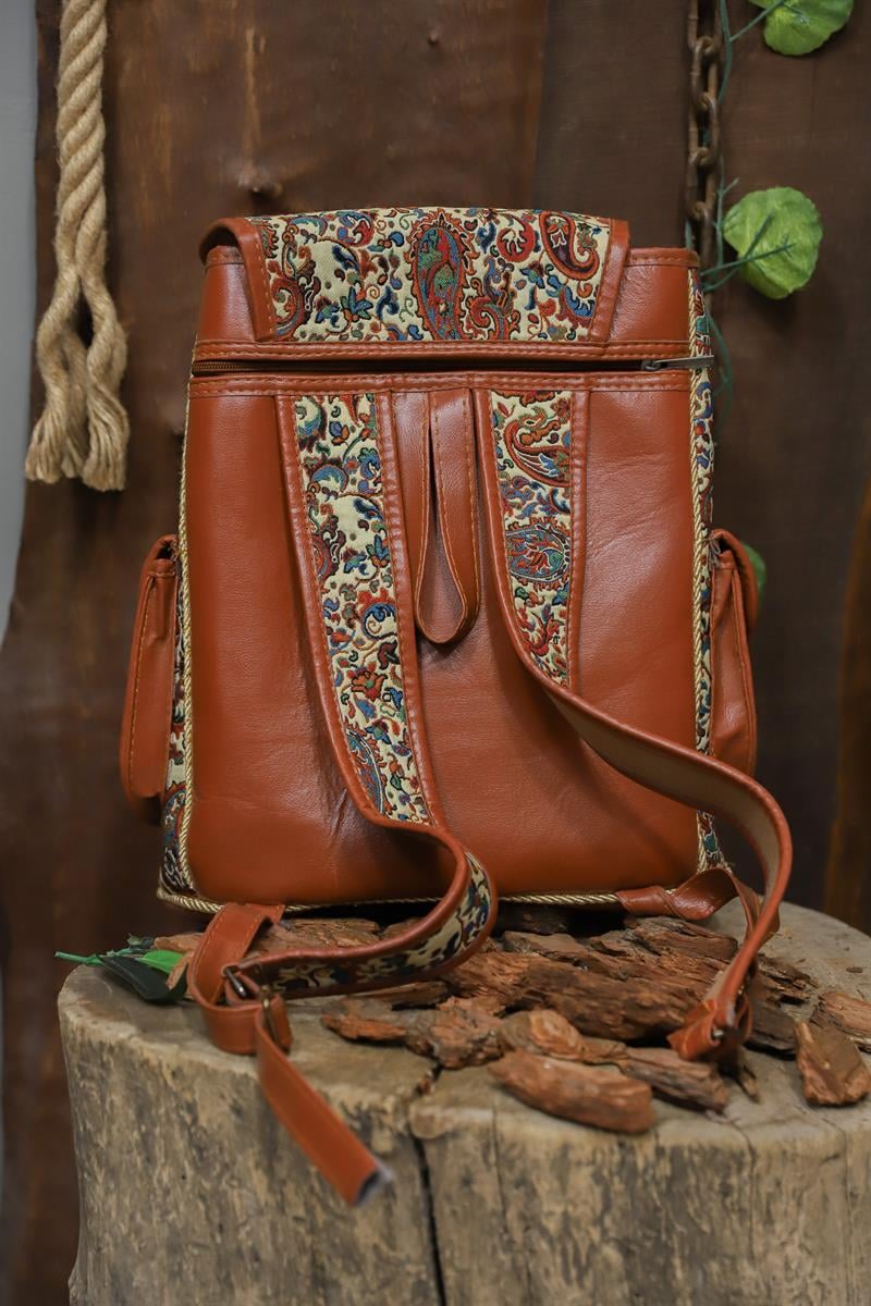 Ethnic Kilim Dokuma Sırt Çantası