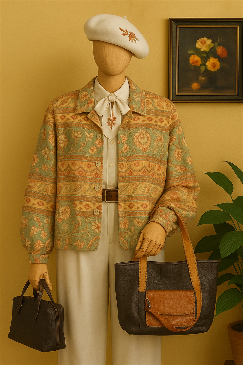 Etnik Tapestry Kadın Ceket