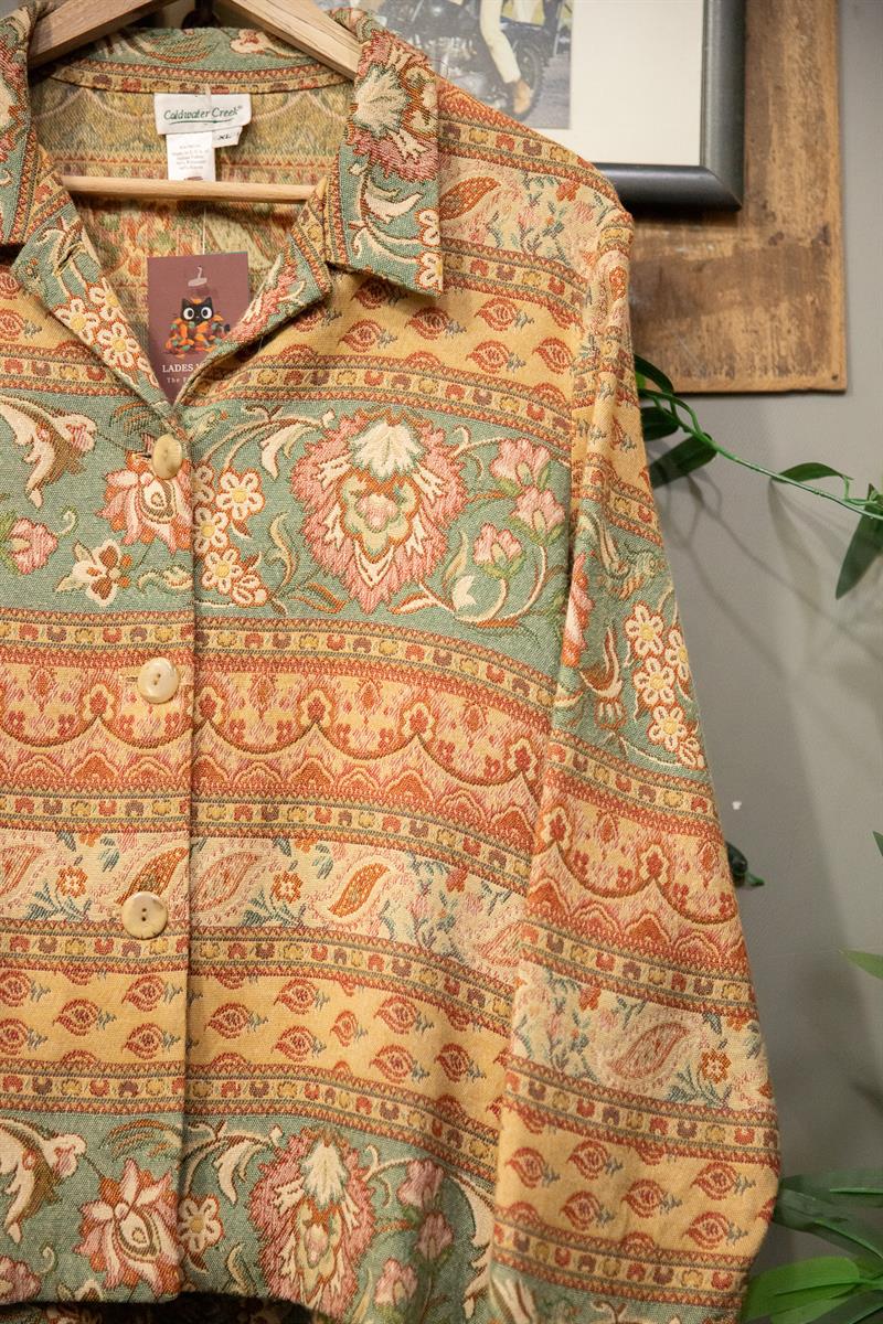 Etnik Tapestry Kadın Ceket