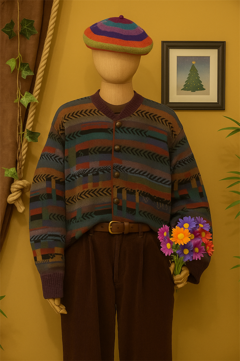 Etnik Wool Hırka