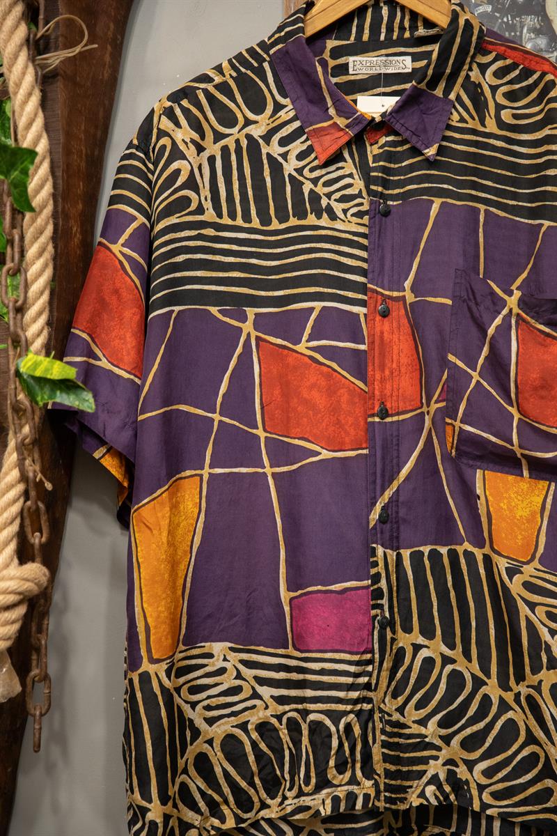 Expressıons World Wıde İpek Etnik Gömlek