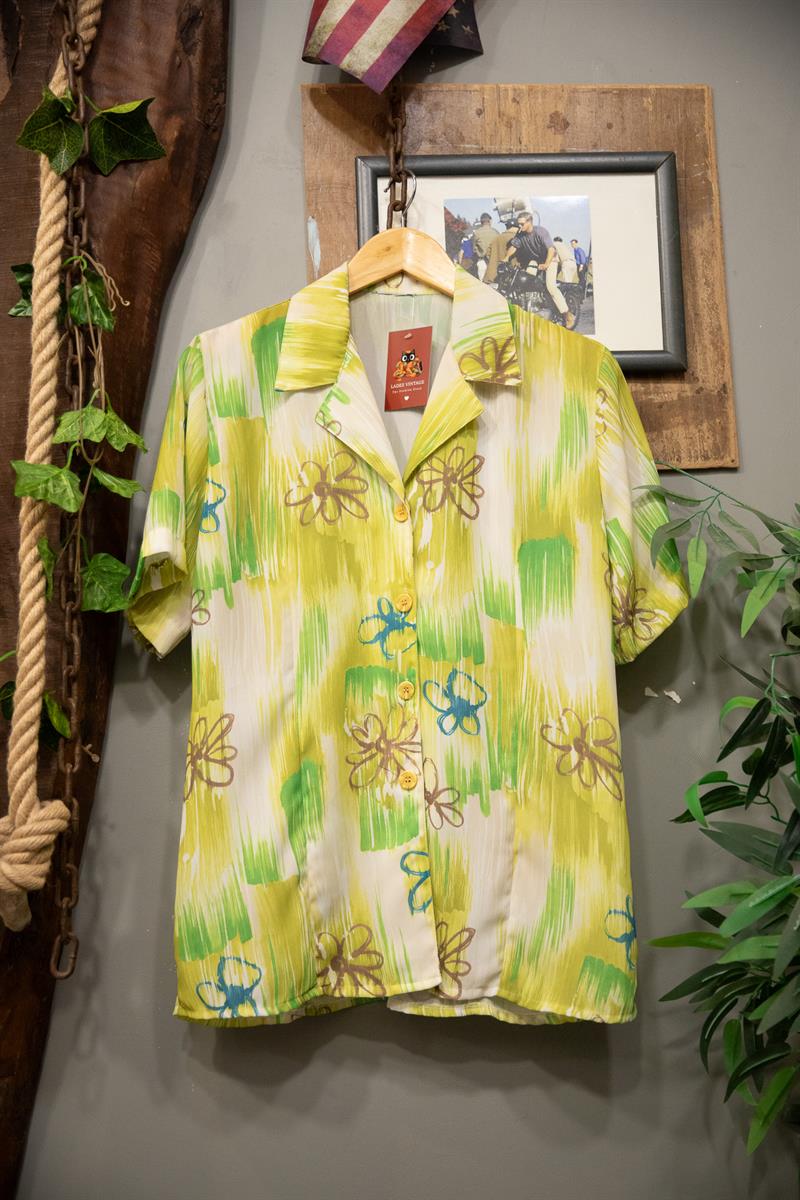 Flower Model Kadın Salaş Gömlek