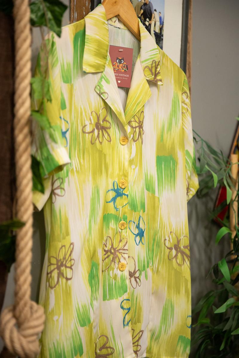 Flower Model Kadın Salaş Gömlek