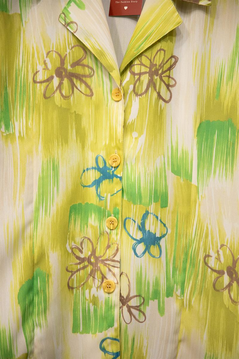 Flower Model Kadın Salaş Gömlek