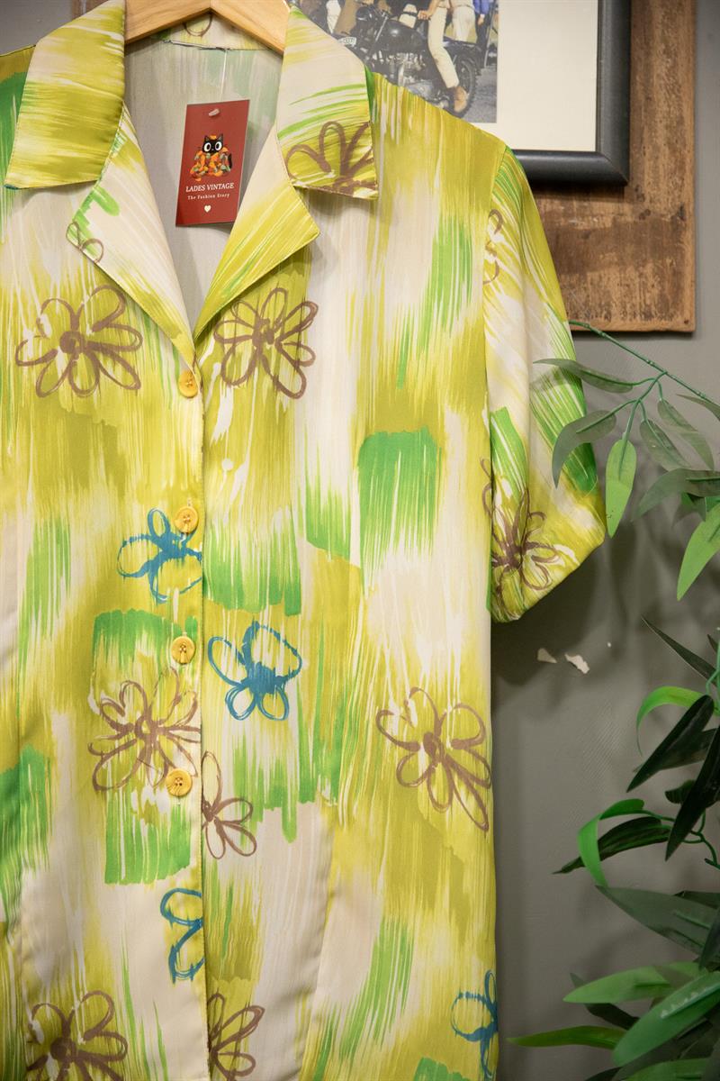 Flower Model Kadın Salaş Gömlek