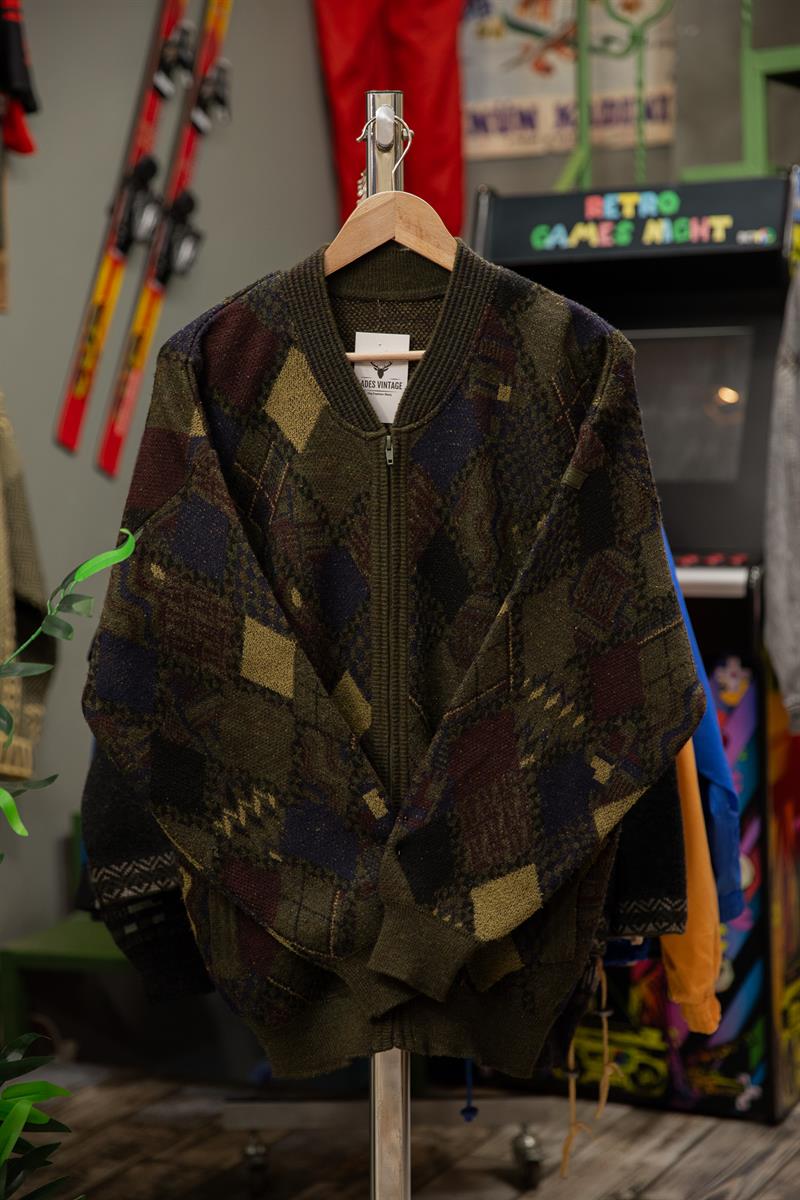 France Etnik Model 90s Unisex Hırka