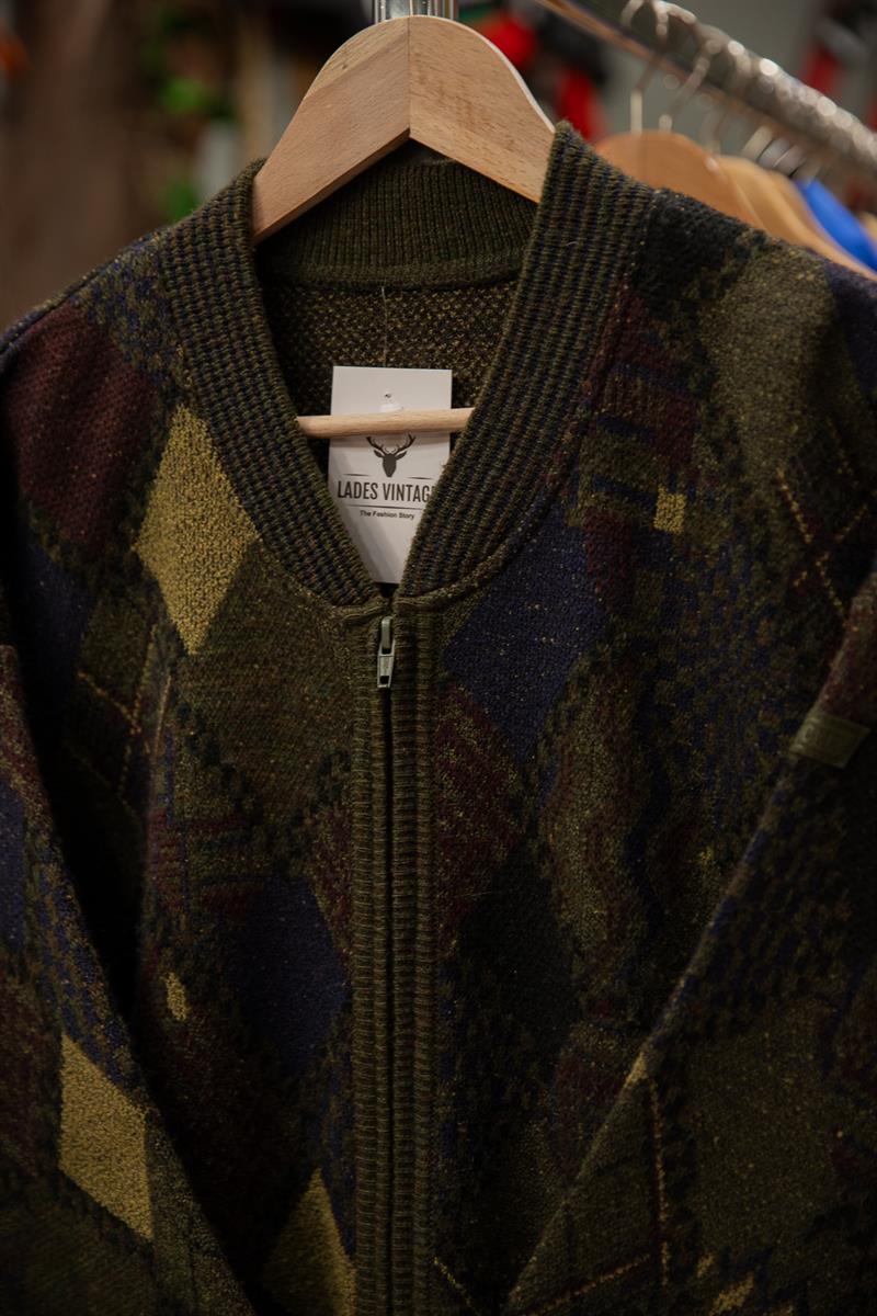 France Etnik Model 90s Unisex Hırka
