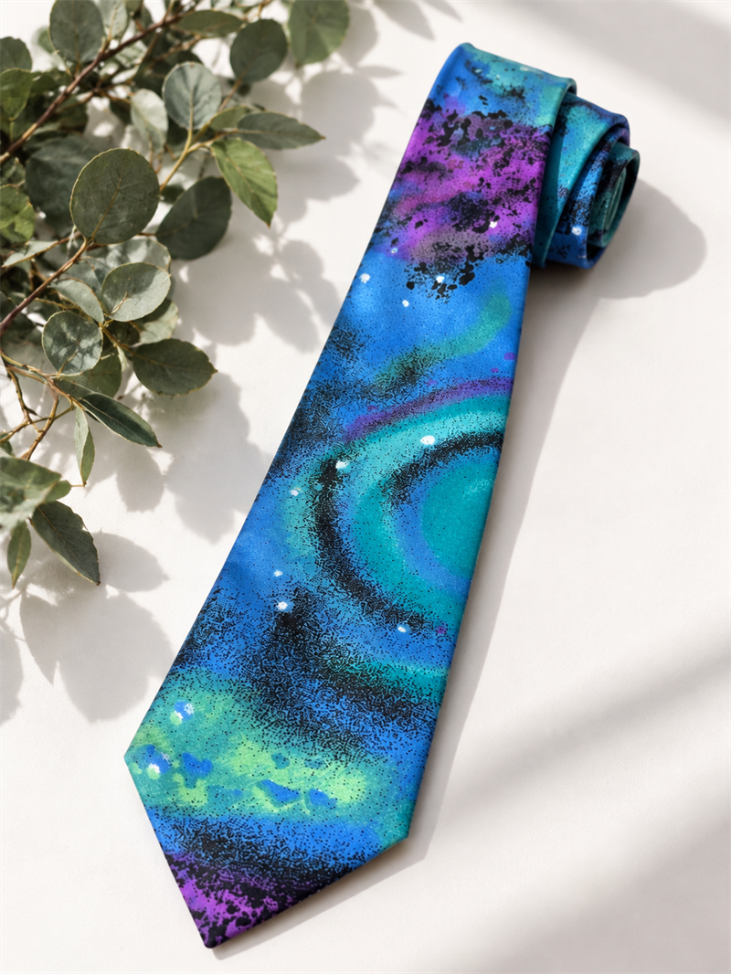 Galaxy Cosmic Art Kravat