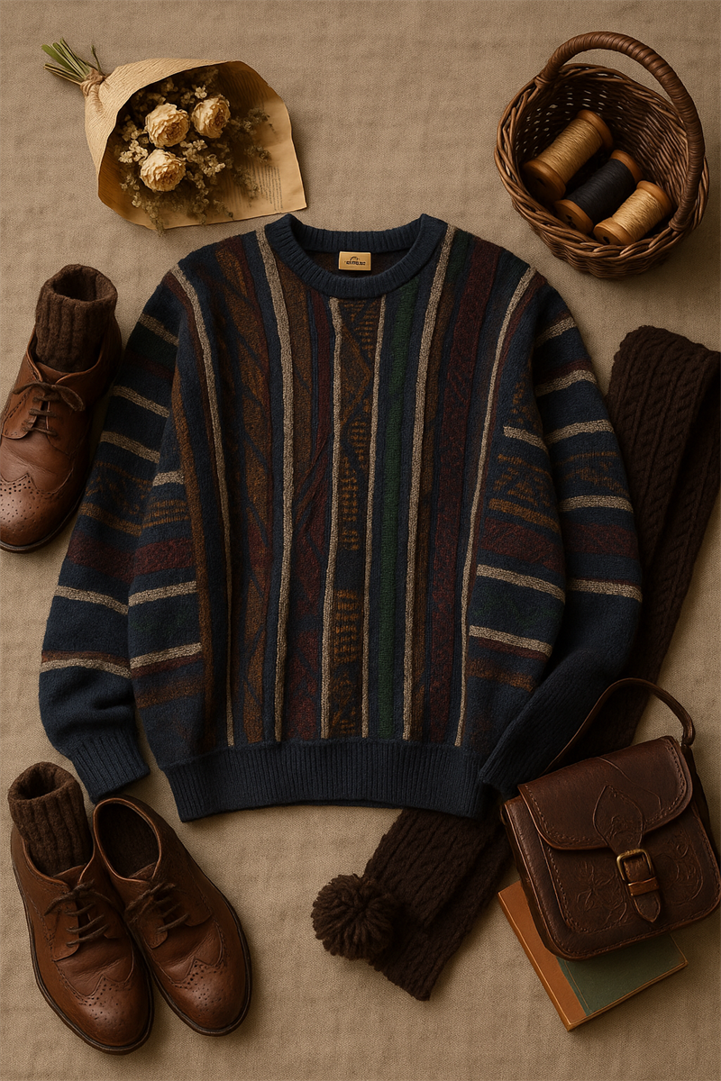Gardeur Striped Cozy Kazak