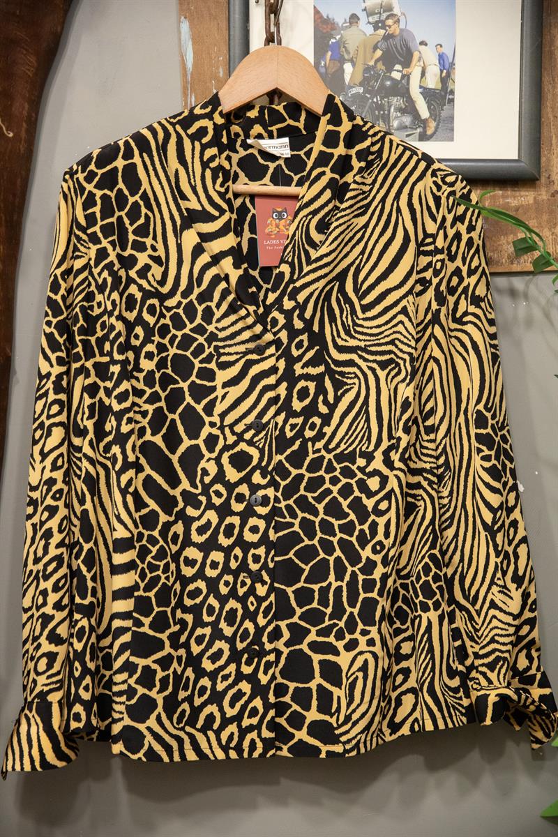 Germany Leopard Kadın Gömlek
