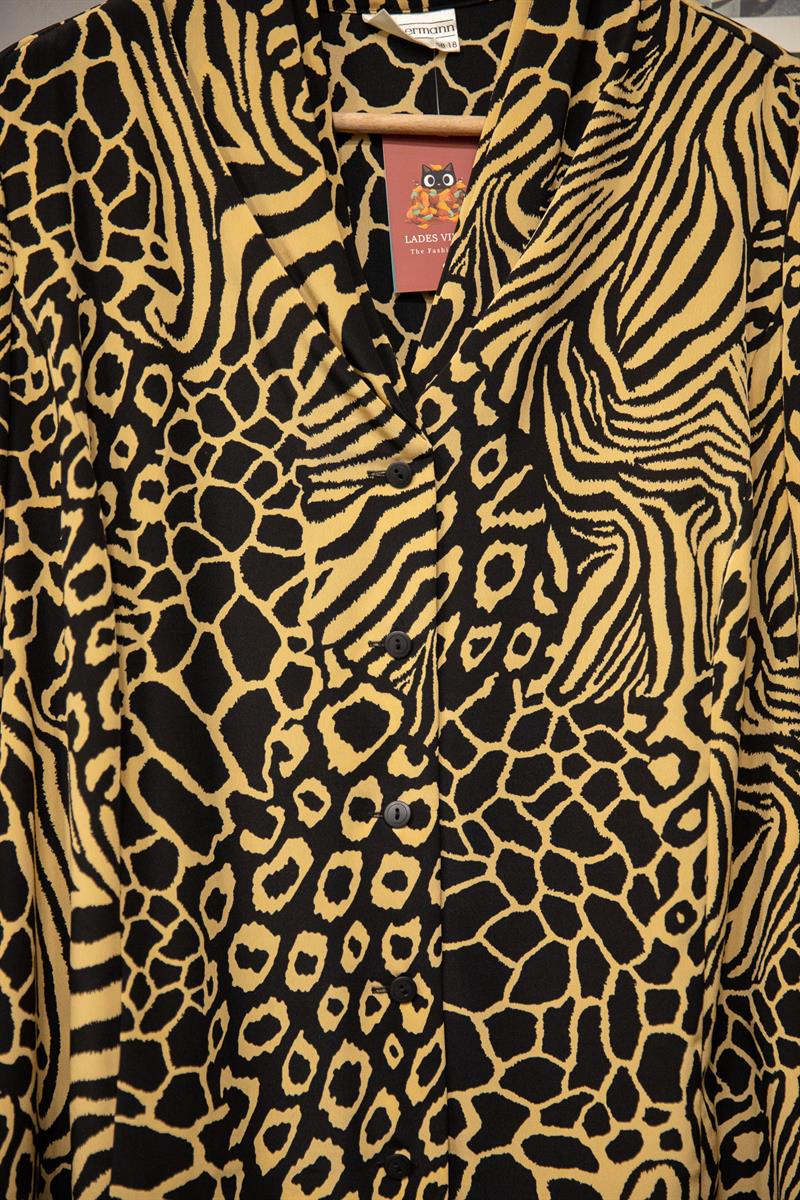 Germany Leopard Kadın Gömlek