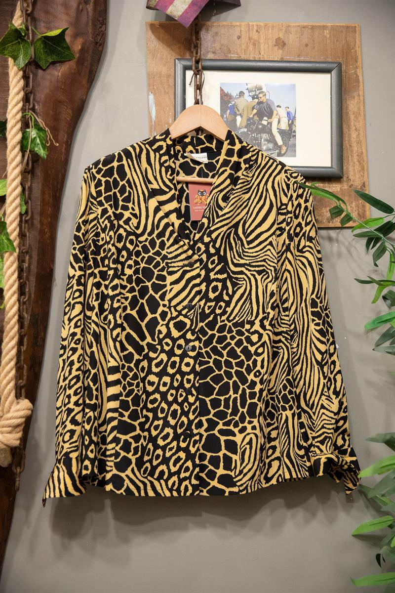 Germany Leopard Kadın Gömlek