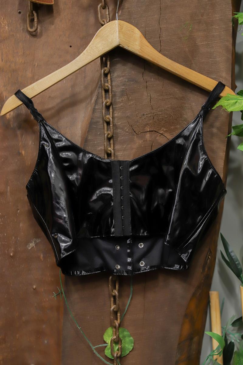 Glossy Vegan Deri Corse