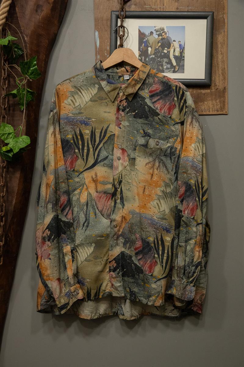 GOLDRESS Etnik 90s Gömlek