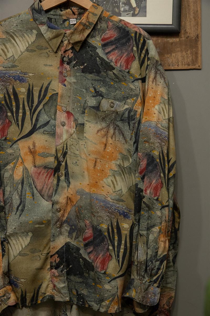 GOLDRESS Etnik 90s Gömlek