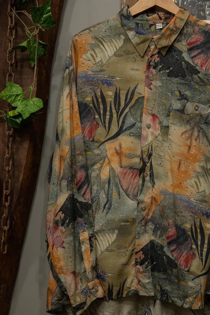 GOLDRESS Etnik 90s Gömlek