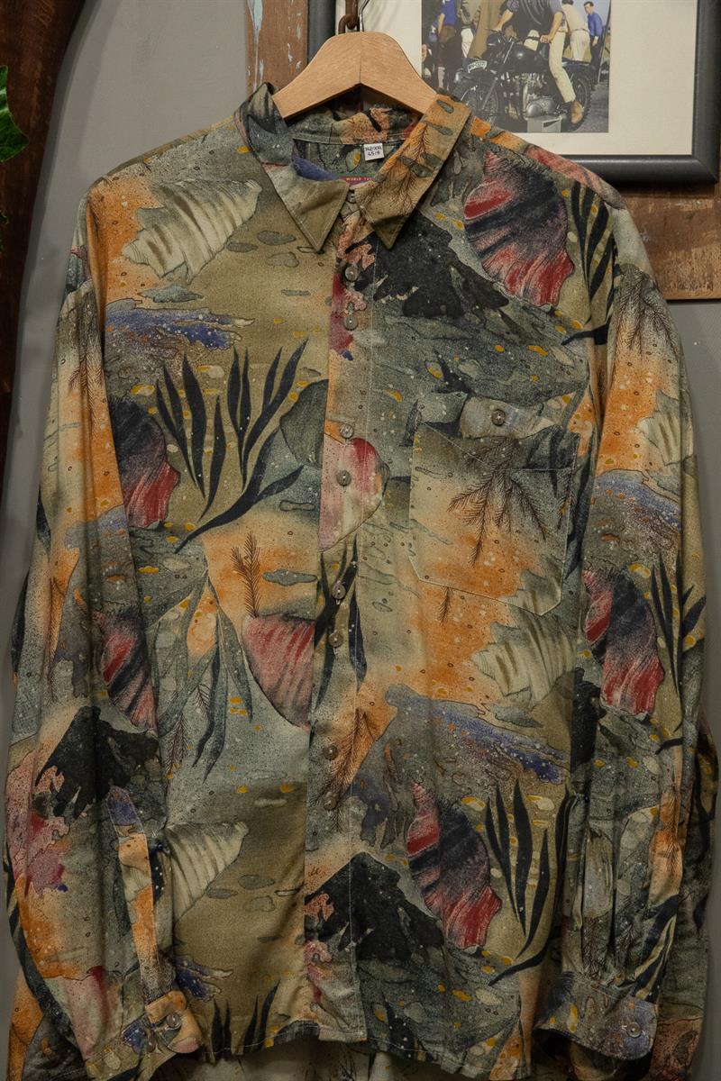 GOLDRESS Etnik 90s Gömlek