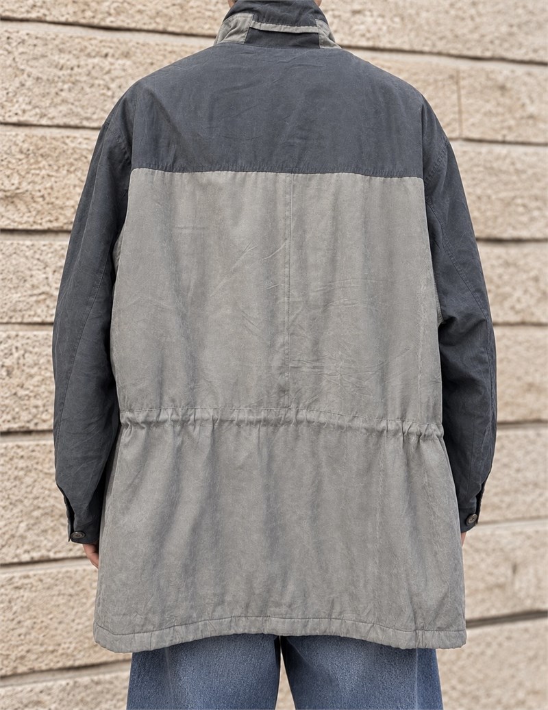 Gorpcore Süet Dokulu Coat Ceket/Mont
