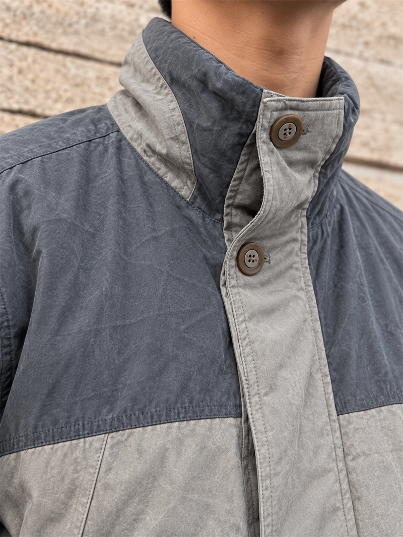 Gorpcore Süet Dokulu Coat Ceket/Mont