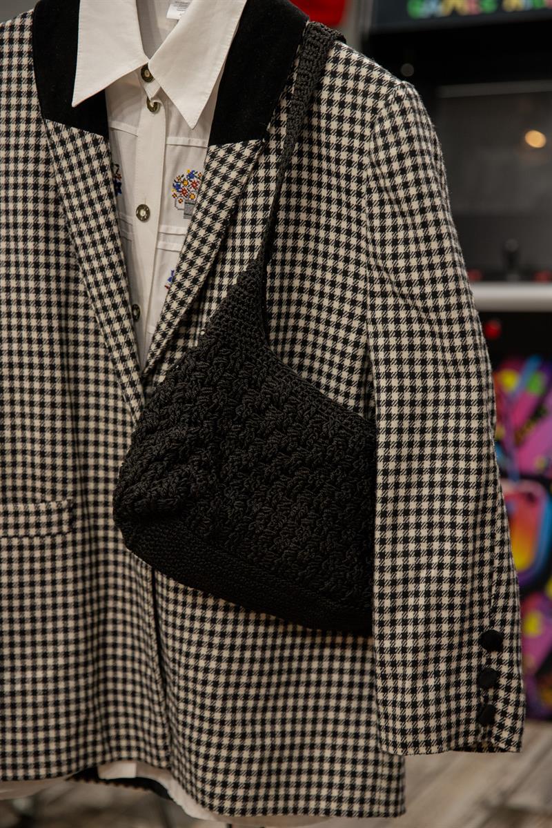 HAND MADE ÖRME KADIN ÇANTA 