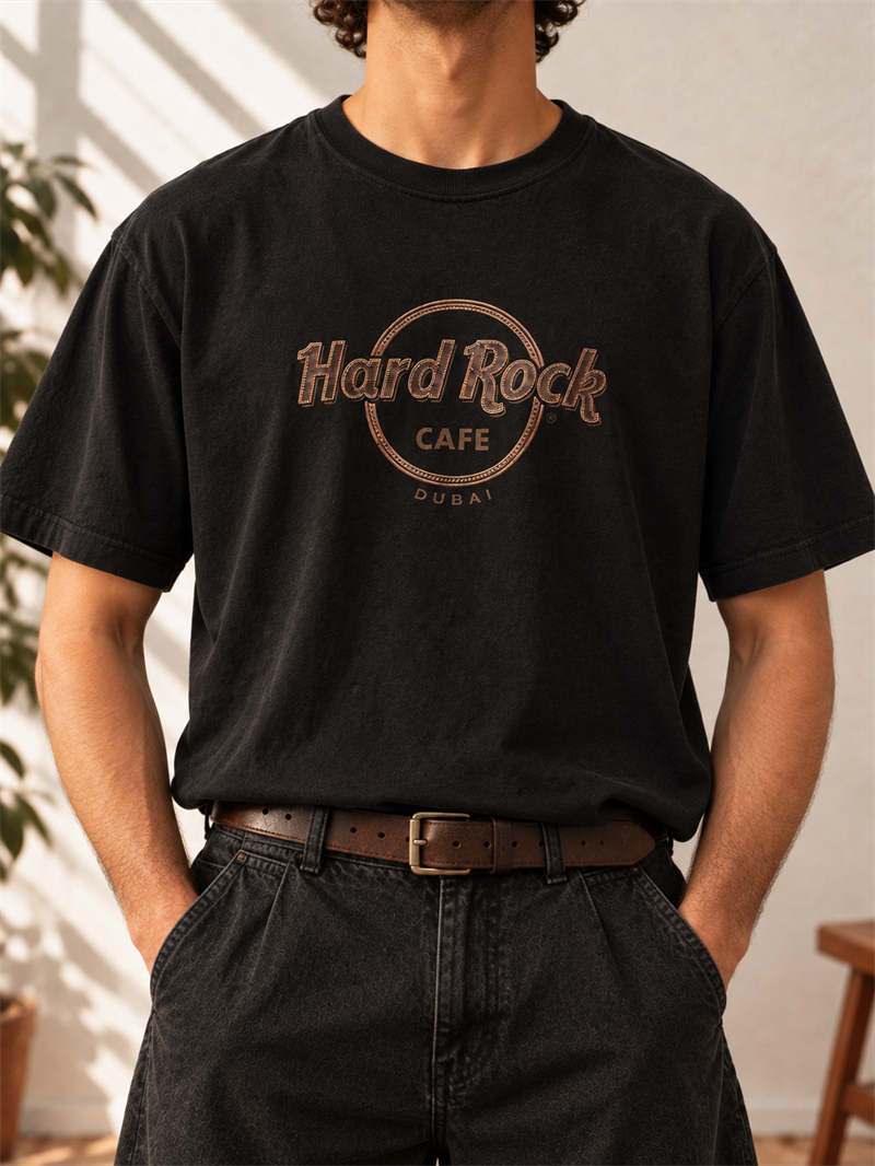 Hard Rock Cafe Dubai Tişört