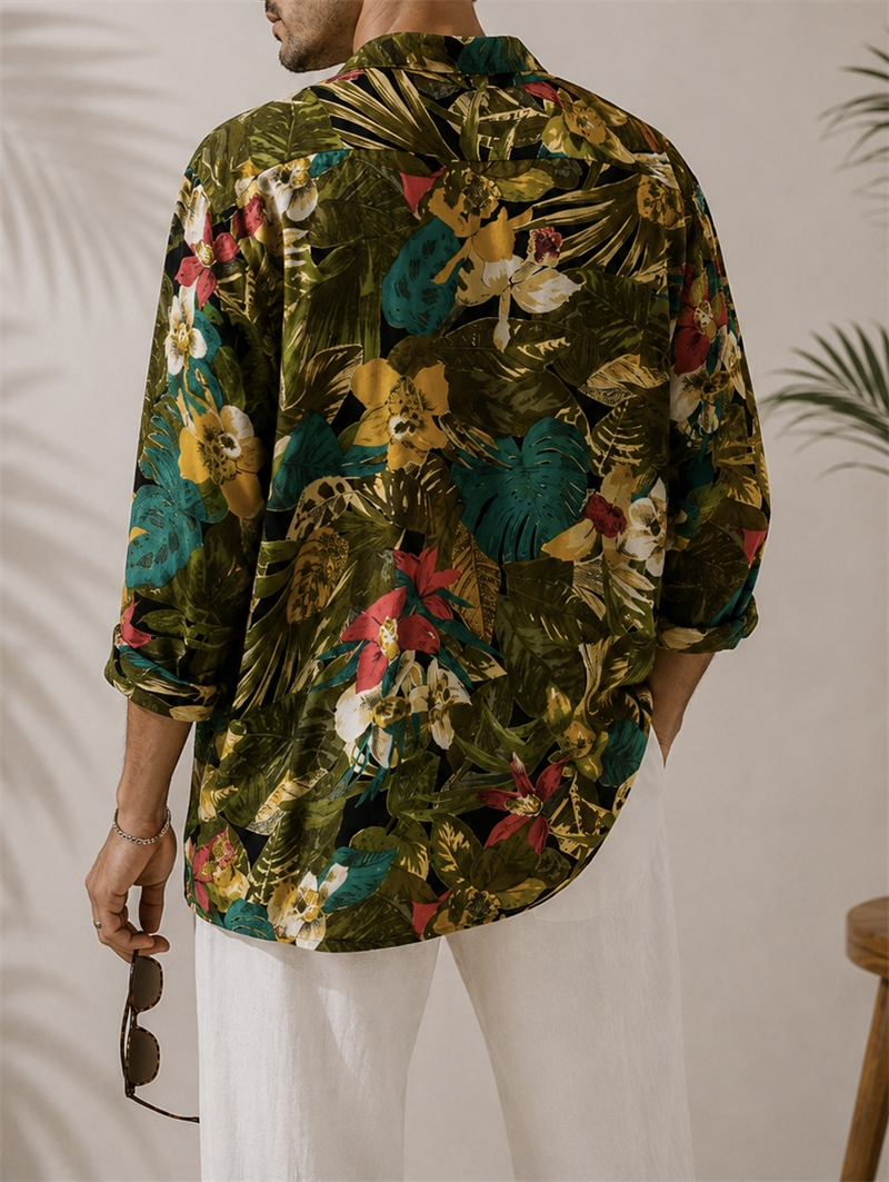 Hawaiian&Tropikal Oversize Gömlek