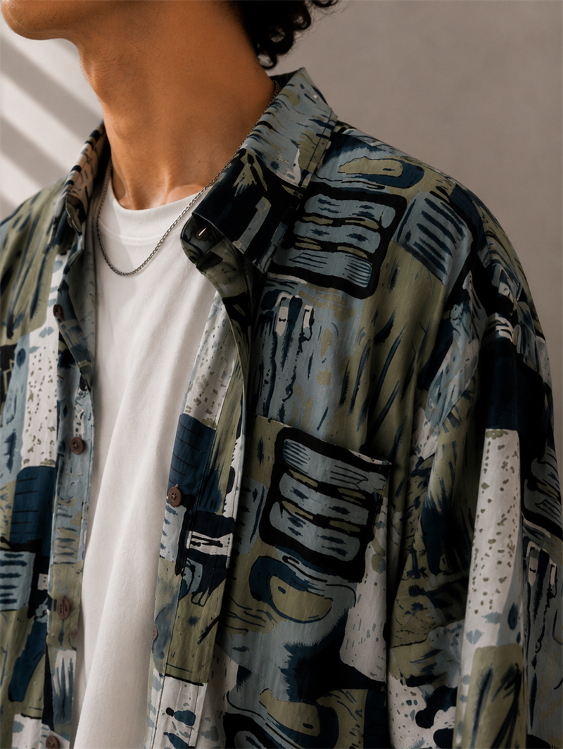 İtalian 1990s Oversize Gömlek