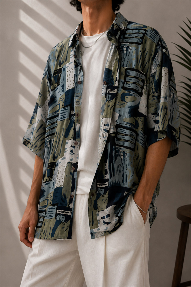 İtalian 1990s Oversize Gömlek