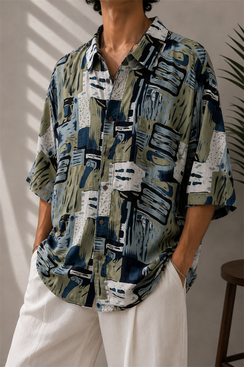 İtalian 1990s Oversize Gömlek