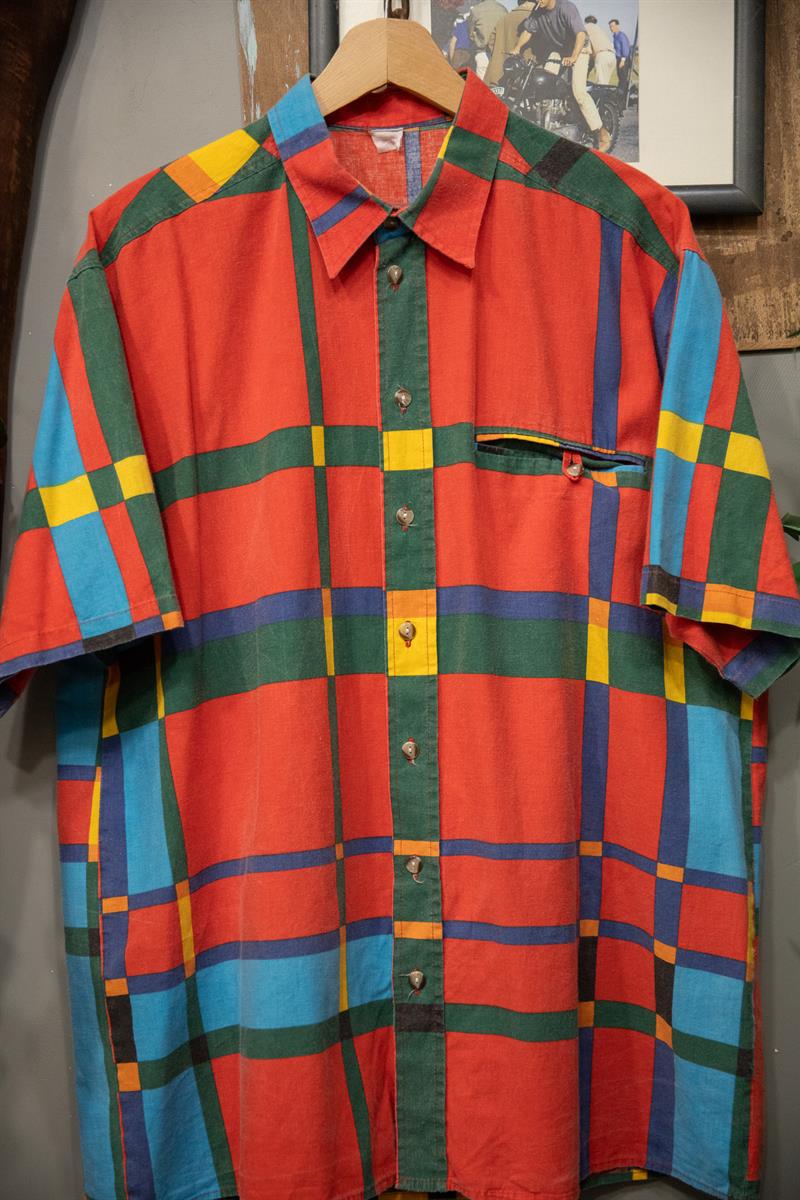 İtalian 90s Renkli Gömlek