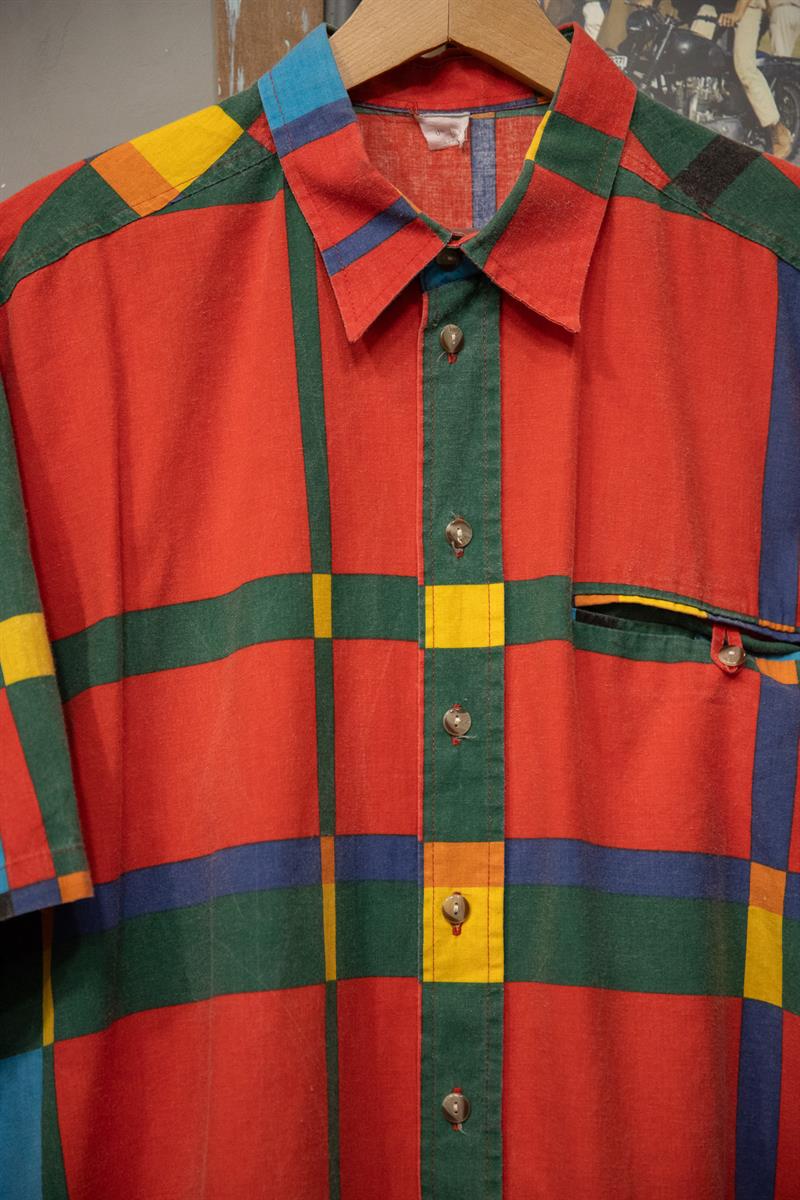 İtalian 90s Renkli Gömlek