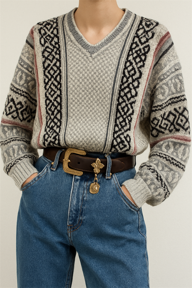 İtalian Enzo Lorenzo Wool Kazak