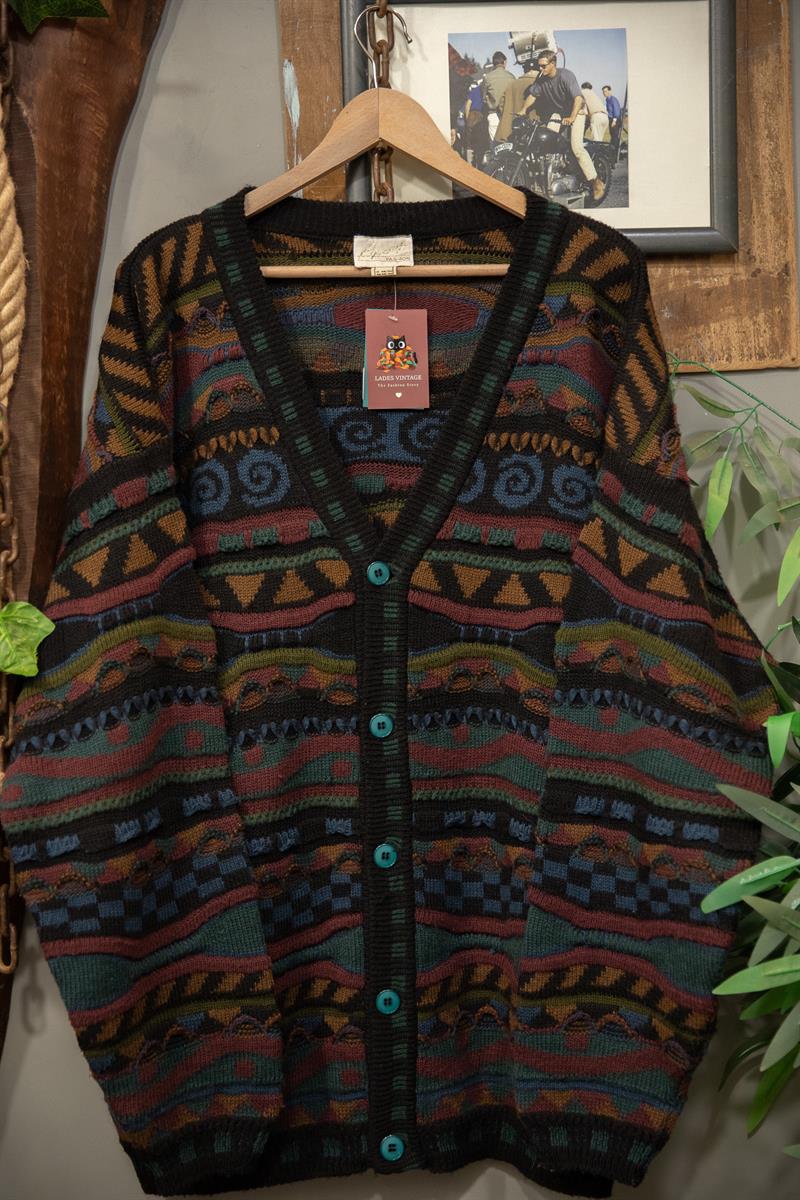 İtalian Etnik Wool Hırka