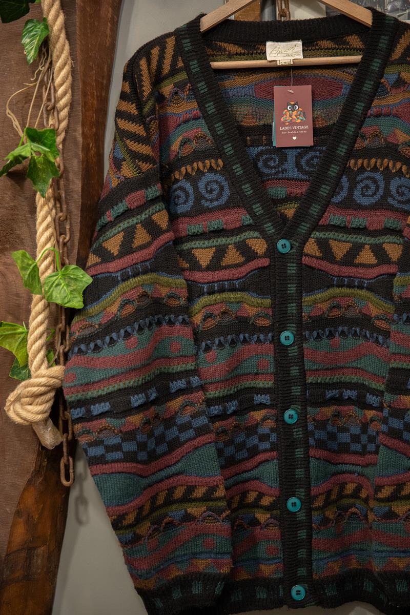 İtalian Etnik Wool Hırka