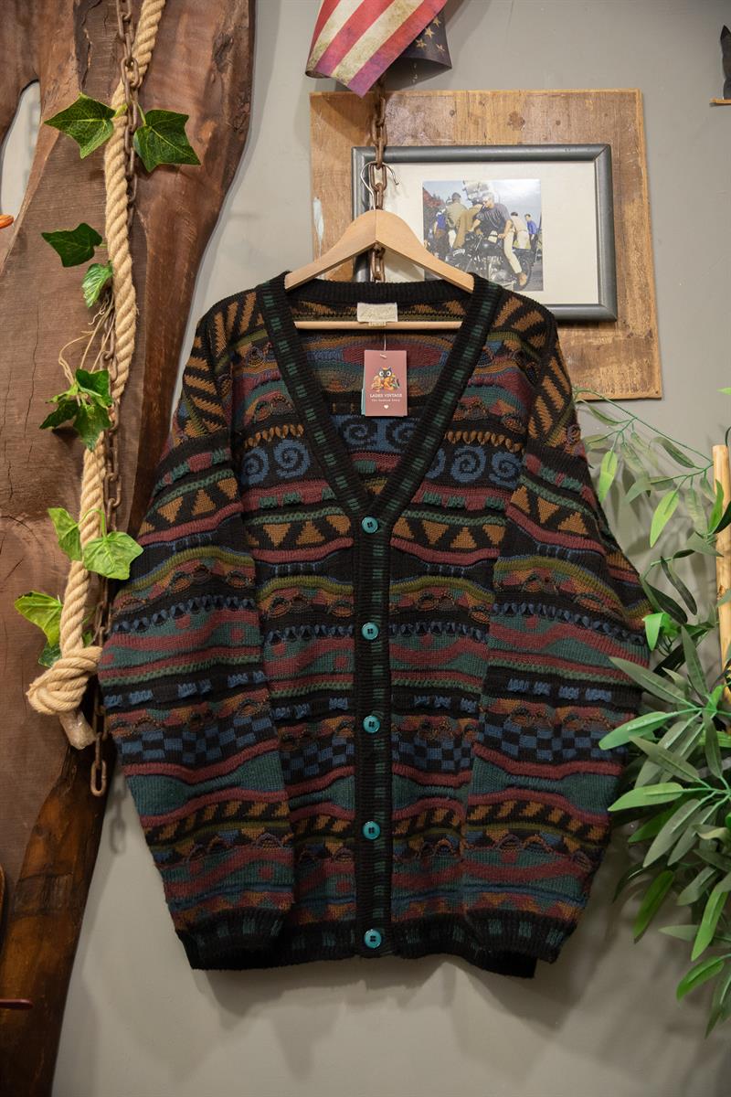 İtalian Etnik Wool Hırka