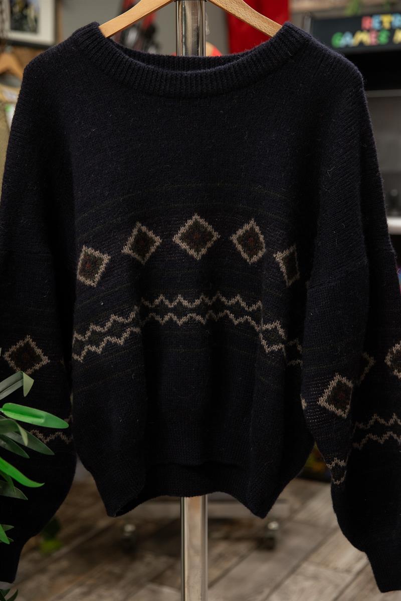 İtalian Kalıp 90s Model Unisex Kazak