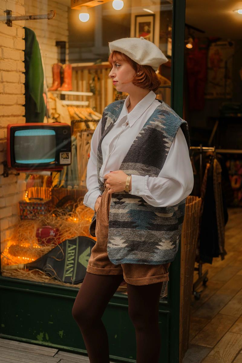 İTALİAN UNİSEX VİNTAGE YELEK