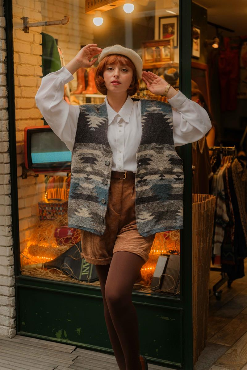 İTALİAN UNİSEX VİNTAGE YELEK