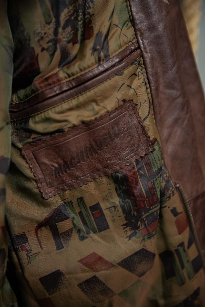 ITALIAN VINTAGE UNISEX DERİ CEKET