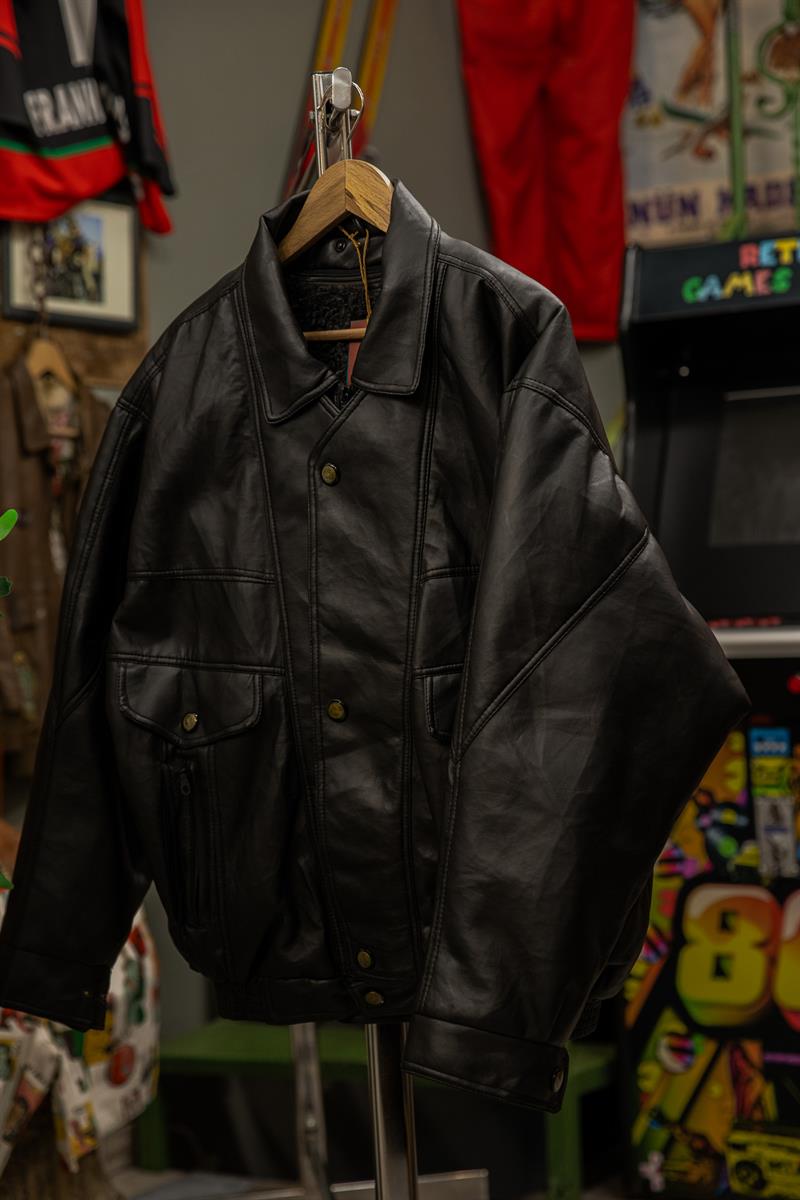 ITALIANO FASHION MILANO Bomber Model Unisex Deri Ceket